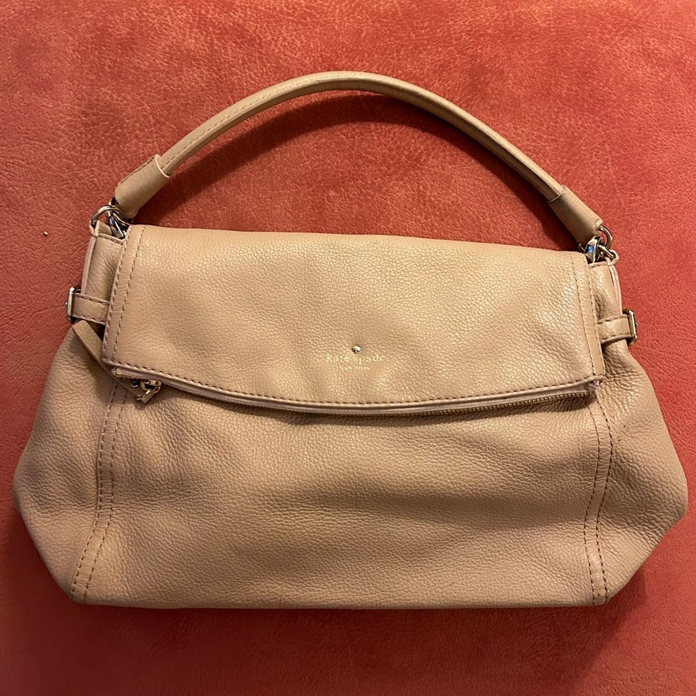 Kate Spade cream shrug bag